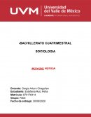 BACHILLERATO CUATRIMESTRAL SOCIOLOGIA