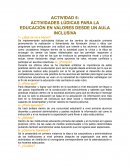 Actividades lúdicas para la educación en valores desde un aula inclusiva