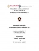LOGÍSTICA Y CADENAS DE SUMINISTRO