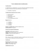 Vías de administración de medicamentos