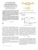 Funcion de transferencia
