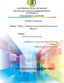 Taller 2: Elaboración de estados financieros básicos