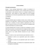 Escuela ambiental Principales representantes