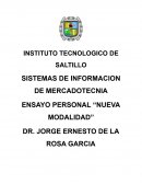 Ensayo de sistemas de informacion de mercadotecnia