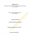 Tarea 3 Historia del Derecho Hondureño