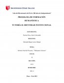 Informe Final del Proyecto: “Vallejianos Exitosos”