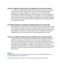 Cuál es el papel de la ética frente a los problemas de la vida comunitaria?