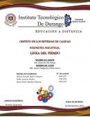 Linea del tiempo de los autores de calidad