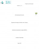 Programa de Psicología con énfasis social y religioso. Introducción al pensamiento complejo