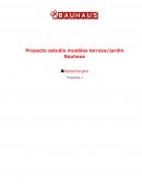 Proyecto estudio muebles terraza/jardín Bauhaus