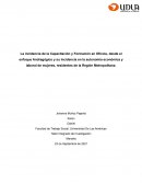 La incidencia de la Capacitación y Formación en Oficios, desde el enfoque Andragógico y su incidencia en la autonomía económica y laboral de mujeres, residentes de la Región Metropolitana