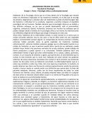 Tema – Psicologìa clínica y enfermedad mental