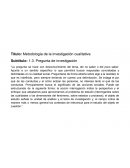 Metodología de la investigación cualitativa