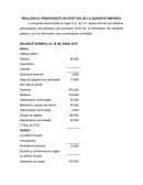 Ejercicio de Presupuest de Efectivo El mejor S.A. de C.V