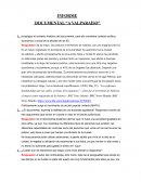 DOCUMENTAL “A VALPARAÍSO”