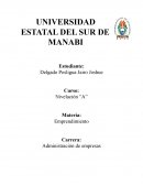 Administración de empresas. Emprendedor y emprendimiento