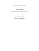 Menú semanal de Daniel y sus amigos