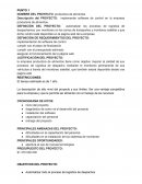 PROYECTO: productora de alimentos