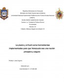 La pluma y el fusil como herramientas implementadas para que Venezuela sea una nación prospera y segura