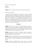 DERECHO DE PETICION TRABAJO