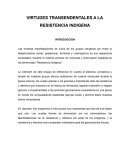 Virtudes Transcendentales a la Resistencia Indígena de Venezuela