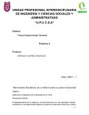 Movimiento Rectilíneo de un Móvil sobre un plano horizontal "practica"