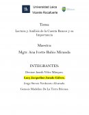 Lectura y Análisis de la Cuenta Bancos y su Importancia