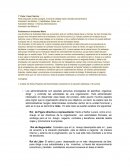 Parcial Introducción a la administración. Problemas en Industrias Metro