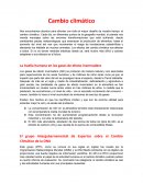 Cambio climatico