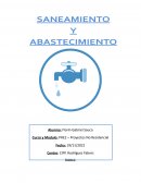 ANALISIS SANEMIENTO Y ABASTECIMIENTO