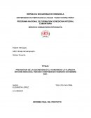 PREVENCION DE LA ESCABIOSIS EN LA COMUNIDAD LA FLORESTA