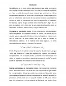 Principios de intercambio iónico