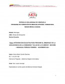 Intervencion educativa sobre el embarazo en la adolescencia