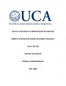Seminario de análisis de estados financieros