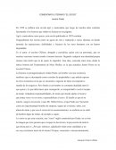 COMENTARIO LITERARIO “EL SOCIO”