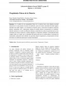 Propiedades Físicas de la Materia