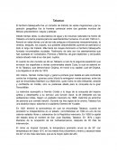 Investigacion El territorio tabasqueño