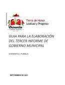 Guia de Informe de Gobierno Municipal