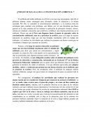 POR QUÉ IR MAS ALLA DE LA CONCIENTIZACIÓN AMBIENTAL