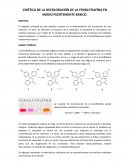 CINÉTICA DE LA DECOLORACIÓN DE LA FENOLFTALEÍNA EN MEDIO FUERTEMENTE BÁSICO