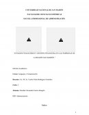 Informe sobre los estados financieros y gestión financiera