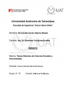 Temas Selectos de Ciencias Sociales y Humanidades