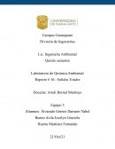 Laboratorio de Química Ambiental Reporte # 16– Solidos Totales