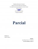 Parcial. Programa de Medicina