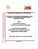 ESTUDIO DE LOS ELEMENTOS FUNDAMENTALES PARA EL FUNCIONAMIENTO DE UN PLANTEL EDUCATIVO