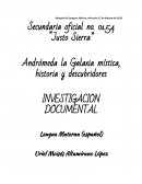 Andrómeda la Galaxia mística, historia y descubridores