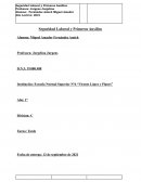 Seguridad laboral y Primeros auxilios