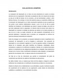 Evaluación del desempeño - Capital humano