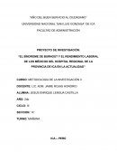 El síndrome de Burnout y el rendimiento laboral de los médicos del hospital regional