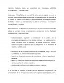 POLITICA PÚBLICA PARA LA JUVENTUD EN COLOMBIA. LOGROS, DIFUCULTADES Y PERSPECTIVAS